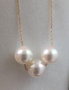 【そごう購入 新品 証明書付 】高級アコヤ真珠8mmネックレス 18K そごう購入 新品 証明書付 】高級アコヤ真珠8mmネックレス 18K
