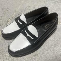 G.H.BASS LARSON / BLACK & WHITE 25.5cm