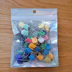 50個パック アソートカラー プラスチック ベビーセーフティーピン おむつ