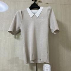 お値下げ新品CELEFORD CWNT252061 半袖ニット ベージュ F お値下げ新品CELEFORD CWNT252061 半袖ニット ベージュ F - メルカリ
