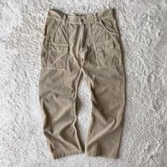 美品 45R コーデュロイの6ポケットパンツ 34 ベージュ