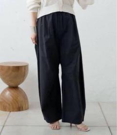 最終値下げ【Omekashi】イージーカーブパンツ　ブラック　36サイズ Omekashi（オメカシ）の「イージーカーブパンツ（チノパンツ
