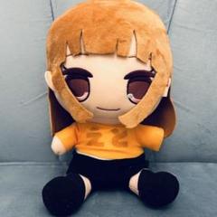 【即日/匿名】カラフルピーチ おすわりBIGぬいぐるみ えと