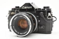 【美品•完動品】　Canon A-1 ＋ NFDレンズ　50mm F1.8 キャノンAV-1/NFD 50㎜ f1.8/トキナ-SZ-X MACRO E5