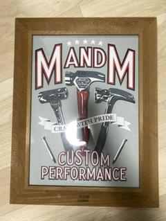 M＆M Customperformance スツール　黒×白　焼印ロゴ　希少 M＆M Customperformance スツール 黒×白 焼印ロゴ 希少 椅子・チェア