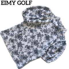 EIMY GOLF エイミーゴルフ 花柄 モックネック 半袖シャツ
