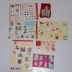 りぼん付録、昭和レトロシールメモ帳(陸奥A子、すずえ、みよしらら)