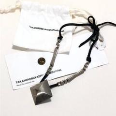 未使用★タカヒロミヤシタ シルバー＆革紐ネックレス 銀色、黒 お洒落上級者向き！ m15625852491_1.jpg?1748215564