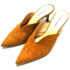 美品 Fabio Rusconi* 36* バックスキン ミュール