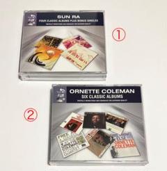 2つ併せて) Sun Ra 4枚組 / Ornette Coleman 4枚組