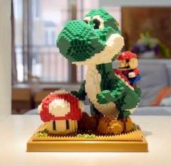 新品　マリオ　ヨッシー　モデルキット子供　ブロック 1822個