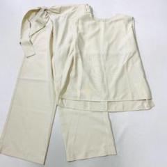 未使用 ur's ユアーズ リネンライク トップス ワイドパンツ 2点セット