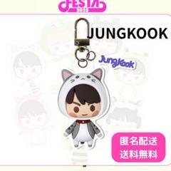 ✤椿✤BTSロゴマークモチーフ キーリング／グク アクスタ Type:B BTS OFFICIAL LIGHT STICK KEYRING SE(2024年2月中旬以降発送