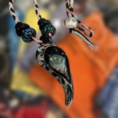 激レア　ツブラ　高知　ガラス製　クラゲ　ペンダント