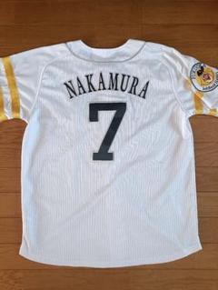 【交流戦サマーセール】新品★ホークス中村晃選手レプリカユニフォームＬ 交流戦サマーセール】新品☆ホークス中村晃選手レプリカ