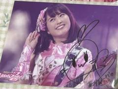 ももいろクローバーZ 佐々木彩夏 サイン&コメント入り 生写真 NO.1052 ももいろクローバーZ 佐々木彩夏 直筆サイン＆コメント入りフレーム