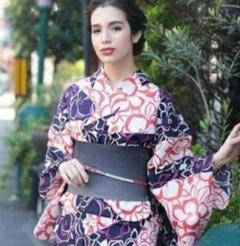 TSUBAKIAN フロスト兵児帯 夏帯 サルビアブルー 最安値 TSUBAKIAN フロスト兵児帯 夏帯 サルビアブルー 最安値 - Kimono