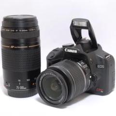 ⭐️美品⭐️元箱付き⭐️Canon EOS kiss X3 & 手ぶれ補正付標準レンズ キヤノン Canon EOS Kiss X3 標準&望遠ダブルレンズセット