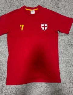 adidas サッカーシャツ M 赤 ENGLAND 7