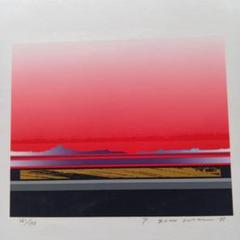 【段々値下】穂光 沢田富雄 作品　陶画/陶額/陶板画　金箔梅　新品 段々値下】穂光 沢田富雄 作品 陶画/陶額/陶板画 金箔梅 新品