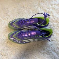 F50 サッカーシューズ スパイク 紫/緑 AG