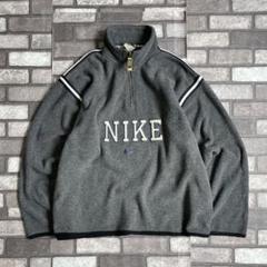 vintage NIKE ナイキ ハーフZIP フリースプルオーバー M