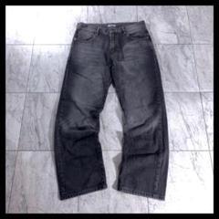 00s Hanes ヘインズ 黒 ブラック デニム ジーンズ W31