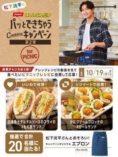 ニッスイ×松下洸平 コラボエプロン