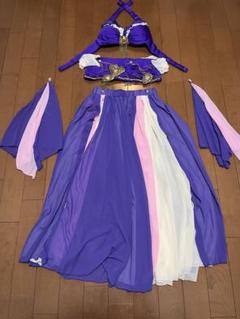【SEAL限定商品】 ベリーダンス 衣装 紫 日本製 クラシカル シフォン - メルカリ ベリーダンス