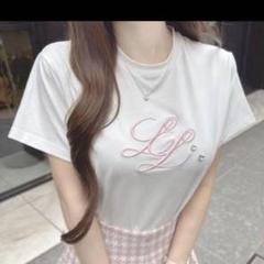 【Crea】lumignon LL heart bijou Tシャツ Lumignon original ♥ LL heart bijou T【ライトブルー】 | Lumignon