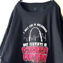 ヘインズ CARDINALS カントリー Tシャツ XL ブラック 黒 古着