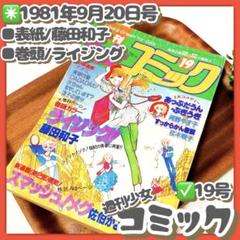 レア✳️少女漫画『週刊少女コミック 1981年9月20日号/19号』表紙:藤田和子
