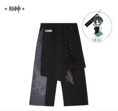 原神　魈　イメージファッション　ガウチョパンツS