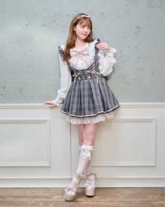 リズリサ フリルヨークリボンセットアップ ブラックチェック　タグ付き未使用品 フリルヨークリボンセットアップ ｜ LIZ LISA（リズリサ）公式