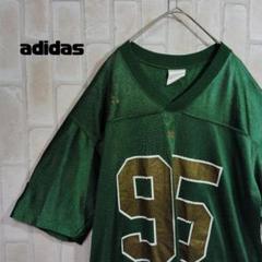 アディダス　adidas　Tシャツ　半袖　ユニフォーム　緑　ノートルダム大学