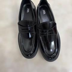 ZARA 厚底ブラックローファー