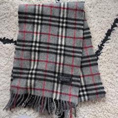 新品 90s Burberrys ワインレッド マフラー イギリス製 ロゴ刺繍 新品 90s Burberrys ワインレッド マフラー イギリス製 ロゴ刺繍