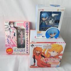 新世紀エヴァンゲリオンフィギュア3個セットまとめ売り綾波レイ