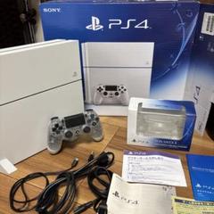 PS4 500GB ホワイト 本体 + クリアコントローラー