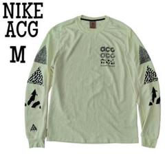 【大きめサイズ感】NIKE ACG ワッフルサーマル イエロー Mのサムネイル