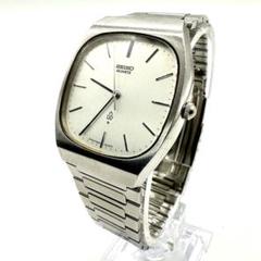 【稼働品】SEIKO◆セイコー メンズ クオーツ腕時計 スクエア シルバーのサムネイル