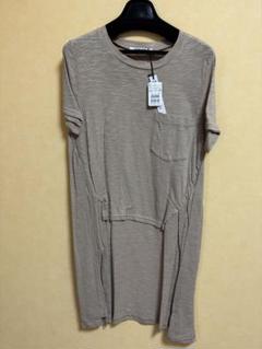 新品・未使用:RADIATE ベージュ 半袖 ポケット付き カットソー　Tシャツのサムネイル