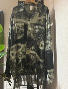 VEIN 23SS 長袖シャツ フリンジ ガーゼ ドメブラ アタッチメント VEIN 23SS 長袖シャツ フリンジ ガーゼ ドメブラ アタッチメント