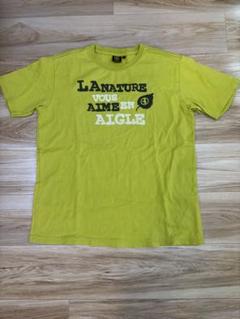 AIGLE Tシャツ② イエローグリーン Sサイズ