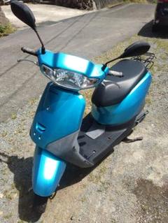 ホンダ タクト 青色 メッシュバスケット付き ホンダ タクト 青色 メッシュバスケット付き
