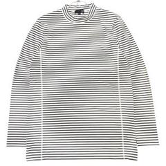 美品 23区 ボーダー ハイネック ロンT アンダーシャツ メンズ XL