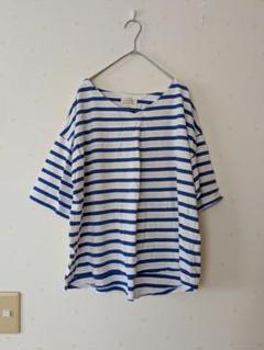 本日最終スタディオクリップ❋USAコットンボーダータックTシャツ