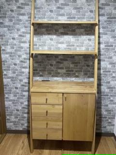 お値下げ❣️△3118▽古い4段戸棚 水屋箪笥 時代家具 食器棚 収納庫