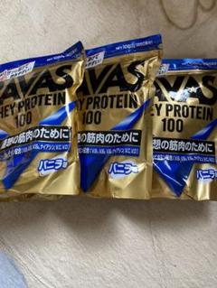 ザバス ホエイプロテイン100 バニラ味 1050g 3袋