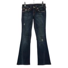 美品　TRUERELIGION JOEY フレアブルージーンズ　デニム　USA製